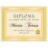 Diseño y decoración: Diploma personalizado