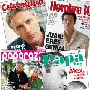 Falsa portada de revista para hombre