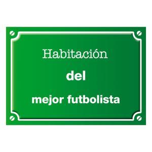 Placa de calle infantil personalizada