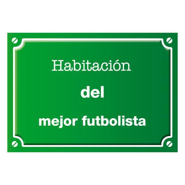 Placa de calle infantil personalizada