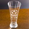 Cristalería personalizada: Copa de cerveza "El as del balón"