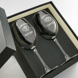 Copas de vino para parejas
