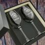 Regalos personalizados: Cristaler&iacute;a personalizada: Copas de vino para parejas
