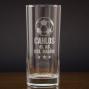 Regalos personalizados: Cristaler&iacute;a personalizada: Vaso de whisky alto para el as del bal&oacute;n