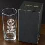 Regalos personalizados: Cristaler&iacute;a personalizada: Vaso de whisky alto para el as del bal&oacute;n