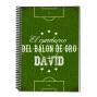 Regalos personalizados: Cuadernos: Cuaderno Bal&oacute;n de Oro personalizado