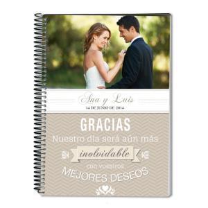 Cuaderno Boda para novios personalizado
