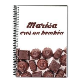 Cuaderno bombones personalizado