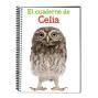 Regalos personalizados: Cuadernos: Cuaderno b&uacute;ho personalizado