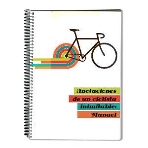 Cuaderno Ciclista personalizado