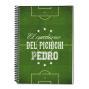 Regalos personalizados: Regalos con nombre: Cuaderno del Mister o del Pichichi