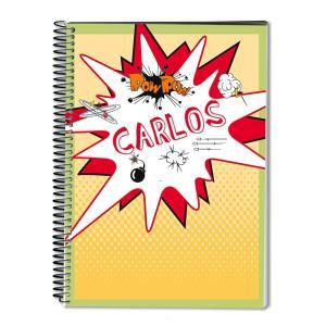 Cuaderno estilo Cómic personalizado