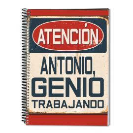 Cuaderno Genio personalizado
