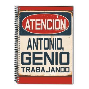 Cuaderno Genio personalizado