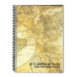 Cuaderno mapa personalizado
