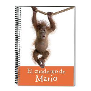Cuaderno 'Mono' personalizado