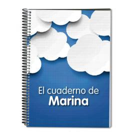 Cuaderno Nubes personalizado
