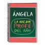 Regalos personalizados: Cuadernos: Cuaderno personalizado al mejor profe
