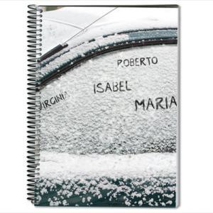 Cuaderno portada coche personalizada