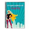 Cuadernos: Cuaderno Superheroína personalizado