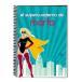 Cuaderno Superheroína personalizado