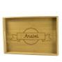Regalos personalizados: Dise&ntilde;o y decoraci&oacute;n: Bandeja con nombre grabado