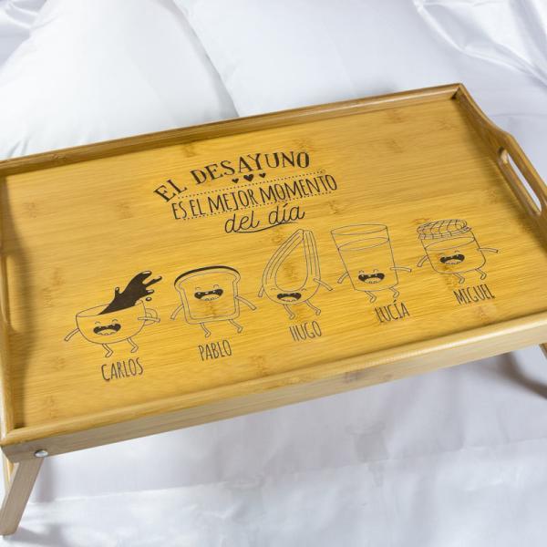 Bandeja Desayuno grabada