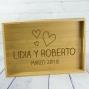 Regalos personalizados: Dise&ntilde;o y decoraci&oacute;n: Bandeja grabada para pareja