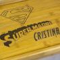 Regalos personalizados: Dise&ntilde;o y decoraci&oacute;n: Bandeja S&uacute;permadre o S&uacute;perpadre grabada