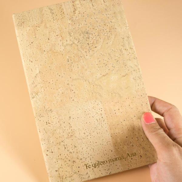 Bloc de notas de corcho personalizado