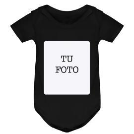 Body negro personalizado con tu foto