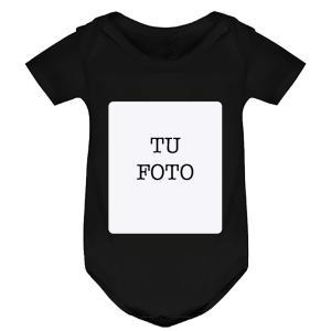 Body negro personalizado con tu foto
