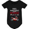 Regalos con nombre: Body o camiseta personalizada 'Nacido para rodar'