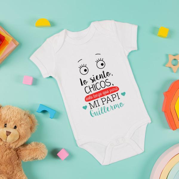 Body personalizado solo tengo ojos para...