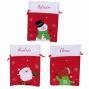 Regalos personalizados: Regalos bordados: Bolsa de regalo de Navidad bordada