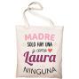 Regalos personalizados: Regalos con nombre: Bolsa tote bag personalizada 'Como mam&aacute; ninguna'