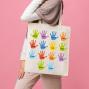 Regalos personalizados: Regalos con el dibujo de tus hijos: Bolsa tote personalizada 'Dejas huella' BIO