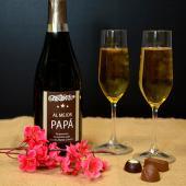 Botella de champán al mejor papá
