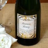 Botella de champán francés para cumpleaños 