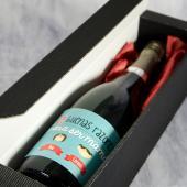 Botella de champán razones para ser mamá