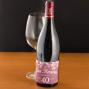 Regalos personalizados: Bebidas personalizadas: Botella de vino 40 a&ntilde;os