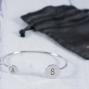 Regalos personalizados: Joyas personalizadas: Brazalete con iniciales grabadas