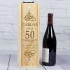 Regalos con nombre: Caja botella de vino especial cumpleaños