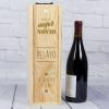 Regalos con nombre: Caja botella de vino para el mejor novio