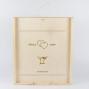 Regalos personalizados: Regalos con nombre: Caja botella de vino para enamorados