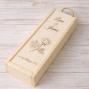 Regalos personalizados: Regalos con nombre: Caja botella de vino para enamorados