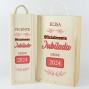 Regalos personalizados: Madera personalizada: Caja de madera para botella de Vino para Jubilaci&oacute;n
