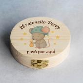 Caja de madera para dientes de leche 'Ratoncito'