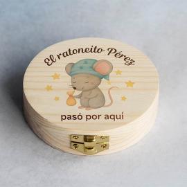 Caja de madera para dientes de leche 'Ratoncito'