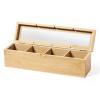 Madera personalizada: Caja para Té e Infusiones de Bambú